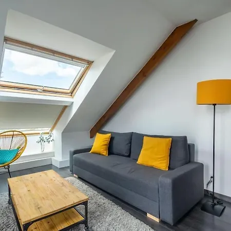 Rouen, Sous Les Toits, Gare + Parking Apartment Rouen